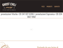 Tablet Screenshot of ghostchilipizza.com